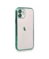 Apple İphone 12 Kılıf Razer Lensli Silikon - Yeşil