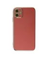 Apple iPhone 12 Kılıf Volet Silikon - Kırmızı
