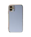Apple İphone 12 Kılıf Volet Silikon - Mavi