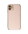 Apple iPhone 12 Kılıf Volet Silikon - Pembe