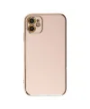 Apple İphone 12 Kılıf Volet Silikon - Pembe