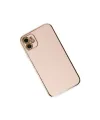 Apple iPhone 12 Kılıf Volet Silikon - Pembe