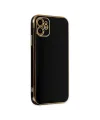 Apple iPhone 12 Kılıf Volet Silikon - Siyah