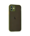 Apple iPhone 12 Mini Kılıf Montreal Silikon Kapak - Açık Yeşil