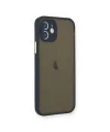 Apple İphone 12 Mini Kılıf Montreal Silikon Kapak - Lacivert
