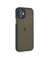 Apple iPhone 12 Mini Kılıf Montreal Silikon Kapak - Lacivert