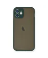 Apple İphone 12 Mini Kılıf Montreal Silikon Kapak - Yeşil