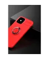 Apple İphone 12 Mini Kılıf Range Yüzüklü Silikon - Kırmızı