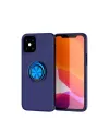Apple İphone 12 Mini Kılıf Range Yüzüklü Silikon - Mavi