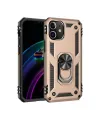 Apple İphone 12 Mini Kılıf Sofya Yüzüklü Silikon Kapak - Gold