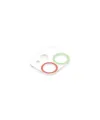 Apple İphone 12 Mini Renkli Kamera Lens Koruma Cam - Yeşil-pembe