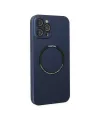 Apple iPhone 12 Pro Kılıf Jack Magneticsafe Lens Silikon - Lacivert