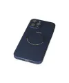 Apple İphone 12 Pro Kılıf Jack Magneticsafe Lens Silikon - Lacivert
