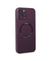 Apple İphone 12 Pro Kılıf Jack Magneticsafe Lens Silikon - Mürdüm