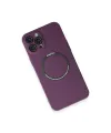Apple iPhone 12 Pro Kılıf Jack Magneticsafe Lens Silikon - Mürdüm