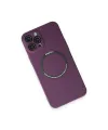 Apple İphone 12 Pro Kılıf Jack Magneticsafe Lens Silikon - Mürdüm