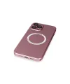 Apple İphone 12 Pro Kılıf Jack Magneticsafe Lens Silikon - Rose Gold