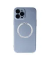 Apple iPhone 12 Pro Kılıf Jack Magneticsafe Lens Silikon - Sierra Blue