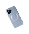 Apple iPhone 12 Pro Kılıf Jack Magneticsafe Lens Silikon - Sierra Blue
