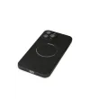 Apple iPhone 12 Pro Kılıf Jack Magneticsafe Lens Silikon - Siyah