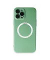 Apple iPhone 12 Pro Kılıf Jack Magneticsafe Lens Silikon - Yeşil
