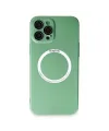 Apple İphone 12 Pro Kılıf Jack Magneticsafe Lens Silikon - Yeşil