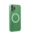 Apple iPhone 12 Pro Kılıf Jack Magneticsafe Lens Silikon - Yeşil