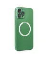 Apple İphone 12 Pro Kılıf Jack Magneticsafe Lens Silikon - Yeşil