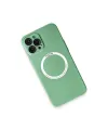 Apple İphone 12 Pro Kılıf Jack Magneticsafe Lens Silikon - Yeşil