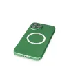 Apple İphone 12 Pro Kılıf Jack Magneticsafe Lens Silikon - Yeşil