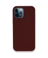 Apple İphone 12 Pro Kılıf Lansman Legant Silikon - Bordo
