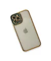 Apple İphone 12 Pro Kılıf Liva Lens Silikon - Yeşil