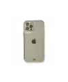 Apple İphone 12 Pro Kılıf Liva Taşlı Silikon - Beyaz