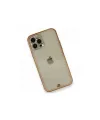 Apple İphone 12 Pro Kılıf Liva Taşlı Silikon - Pembe