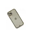 Apple İphone 12 Pro Kılıf Liva Taşlı Silikon - Siyah