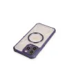 Apple İphone 12 Pro Kılıf Prag Magneticsafe Kapak - Derin Mor