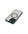 Apple İphone 12 Pro Kılıf Prag Magneticsafe Kapak - Koyu Yeşil