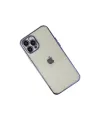 Apple İphone 12 Pro Kılıf Razer Lensli Silikon - Mor