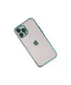 Apple İphone 12 Pro Kılıf Razer Lensli Silikon - Yeşil
