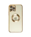 Apple İphone 12 Pro Kılıf Slot Silikon - Gold