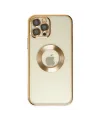 Apple iPhone 12 Pro Kılıf Slot Silikon - Gold