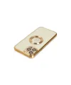 Apple iPhone 12 Pro Kılıf Slot Silikon - Gold