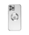 Apple İphone 12 Pro Kılıf Slot Silikon - Gümüş