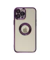 Apple iPhone 12 Pro Kılıf Slot Silikon - Mor