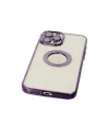Apple iPhone 12 Pro Kılıf Slot Silikon - Mor