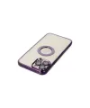 Apple iPhone 12 Pro Kılıf Slot Silikon - Mor