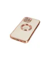 Apple İphone 12 Pro Kılıf Slot Silikon - Rose Gold