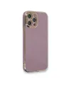 Apple İphone 12 Pro Kılıf Volet Silikon - Mor