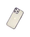 Apple İphone 12 Pro Max Kılıf Element Silikon - Mor