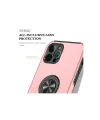 Apple iPhone 12 Pro Max Kılıf Elit Yüzüklü Kapak - Pembe